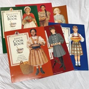 Six Vintage/original American girl cook books, very good condition